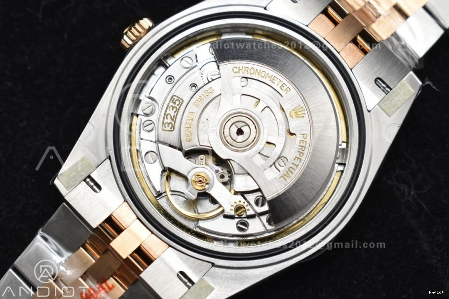 DateJust on Brown VR3235 SS Jubilee Bracelet 126333 Steel Stick Best Dial RG Edition 41 Clean 904L 1:1 0304